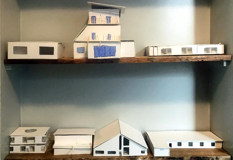 matematikkonkurrence i arkitektur - modellerne